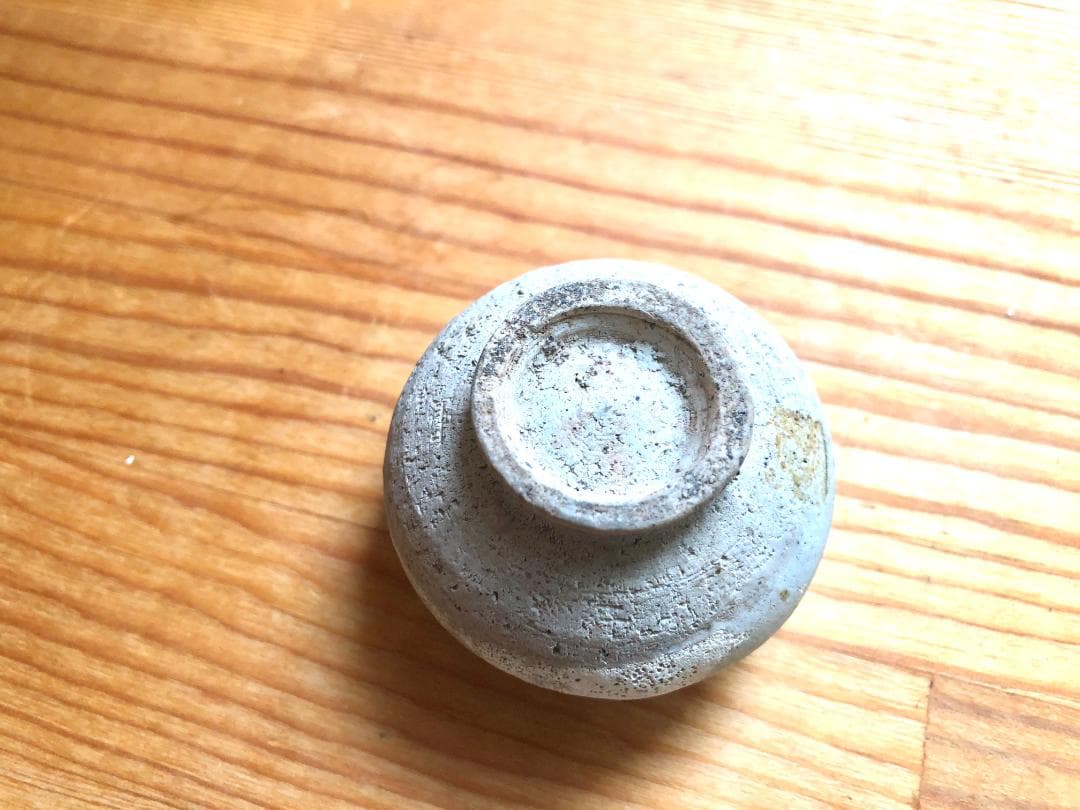 【タイ・骨董】宋胡録（スンコロク）白釉 小壺（1301年~1600年）