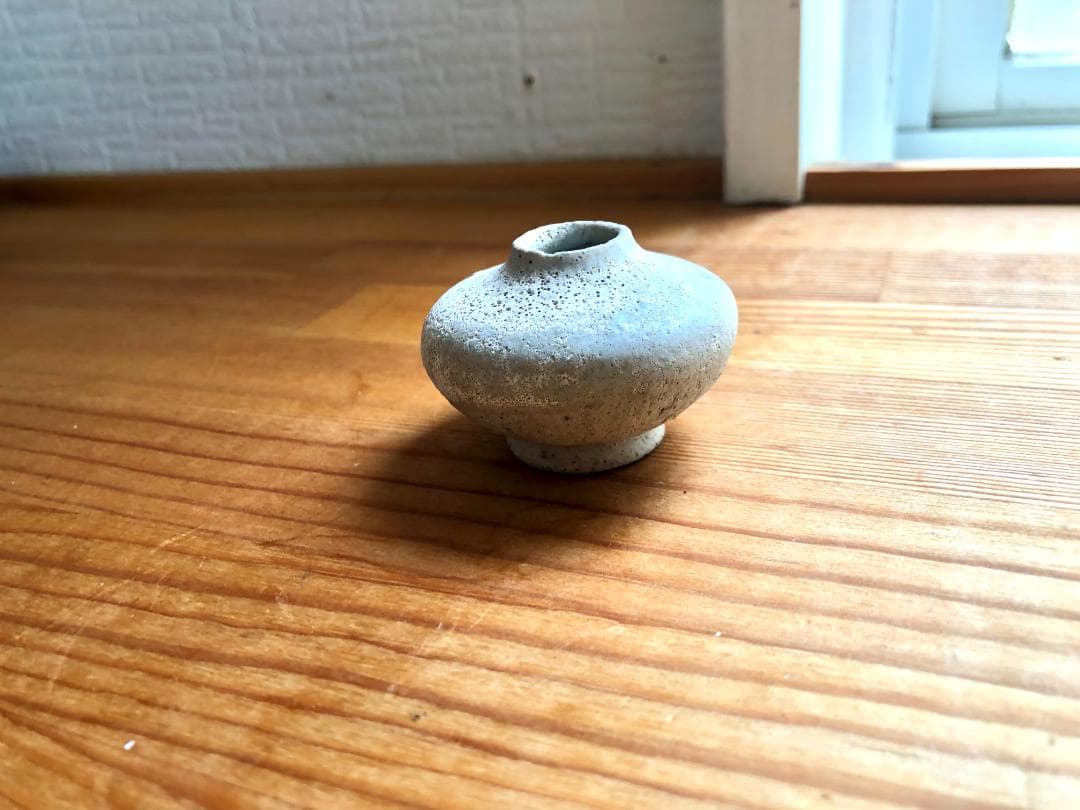 【タイ・骨董】宋胡録（スンコロク）白釉 小壺（1301年~1600年）