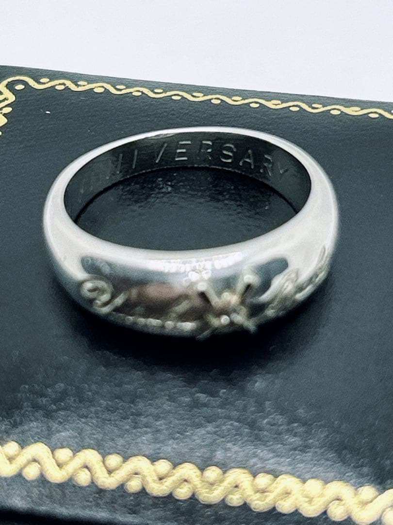 尾崎豊 デビュー10周年記念グッズ【希少品・シルバーリング限定500個】17号