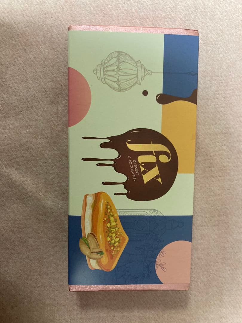 2枚セット fixドバイチョコピスタチオ＆カダイフとキャラメル&ピーナッツバター