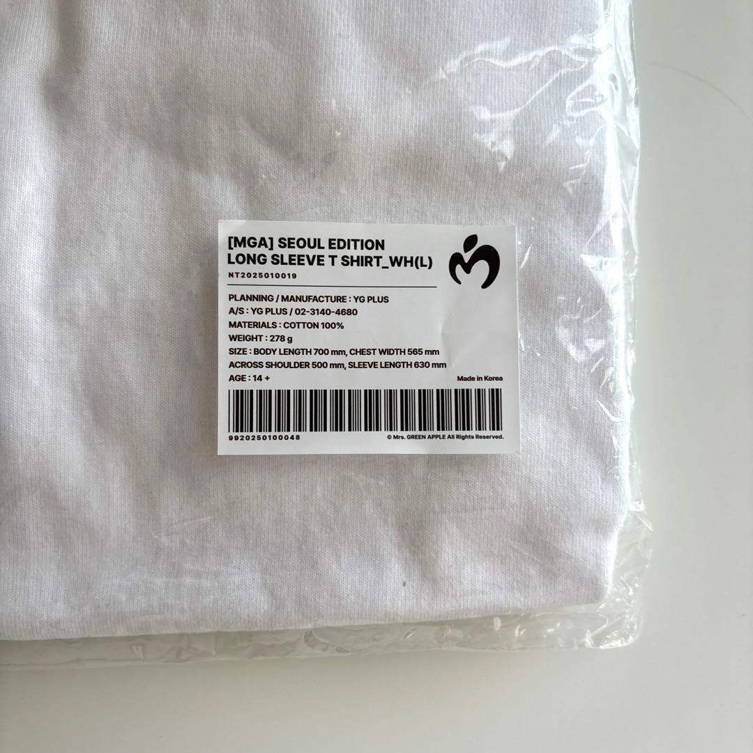 ミセスソウルコン　LONG SLEEVE T SHIRT （White）