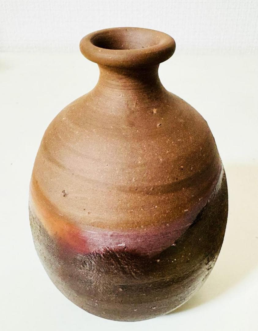 人間国宝 藤原雄 徳利 酒器 共箱 備前焼