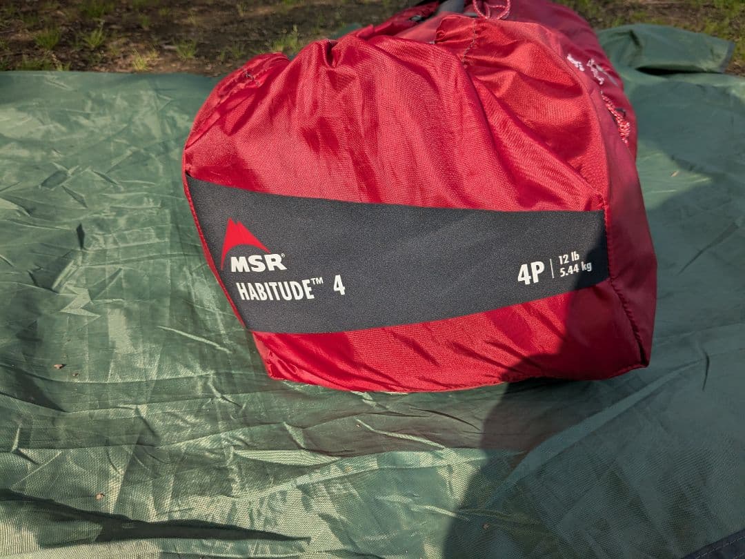 MSR（エムエスアール）　ハビチュード4　別売MSRフットプリント付き