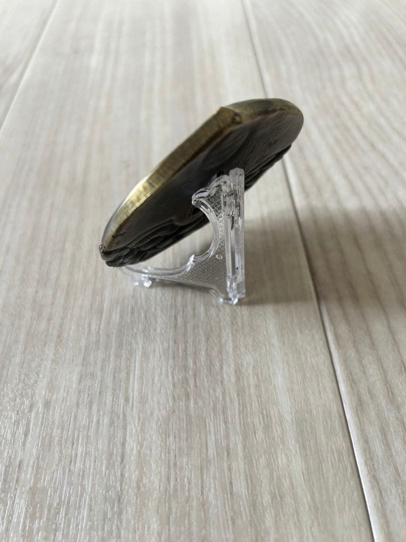 鬼の模様 金属製 鍔(つば) 日本刀　刀鍔　鍔立付　刀剣美術　銅地　日本伝統