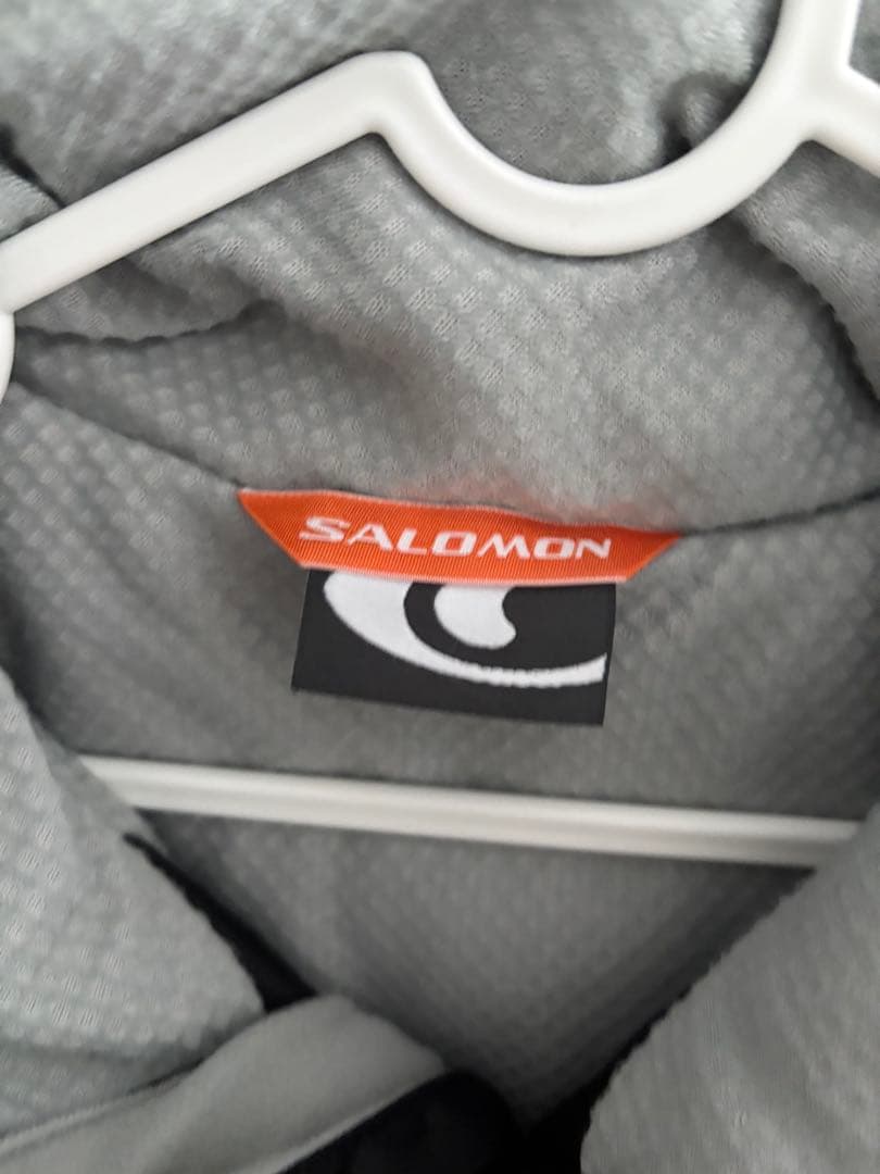 SALOMON スキーウェア Mサイズ 黒/緑