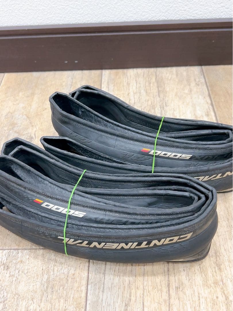 CONTINENTAL GP5000 クリンチャータイヤ 2本セット　23c