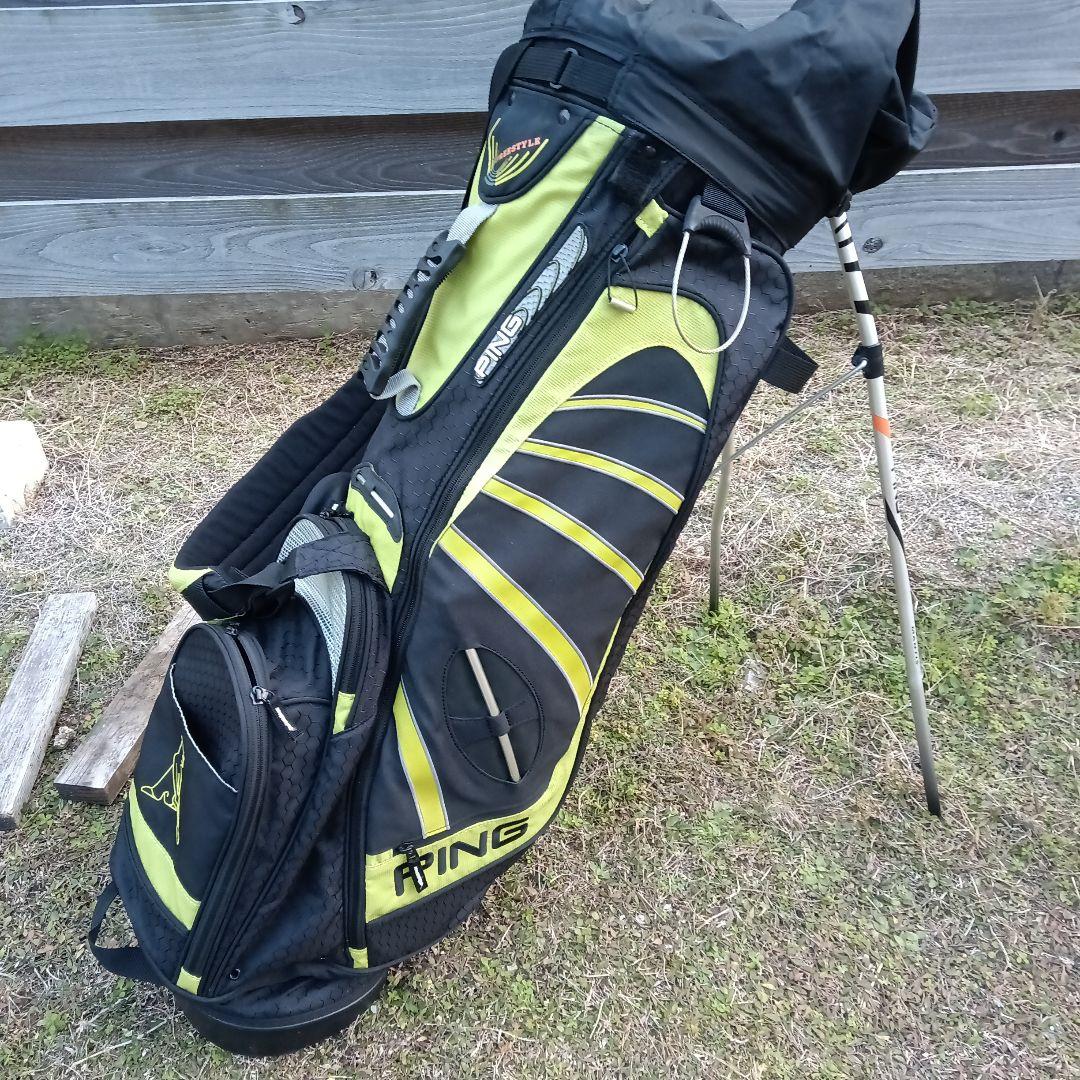 PING スタンド付きキャディバッグ ピン