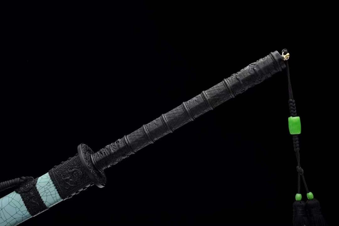 （延長版）【青鱗康熙戦刀】古兵器 武具　刀装具　日本刀　模造刀 居合刀 長尺