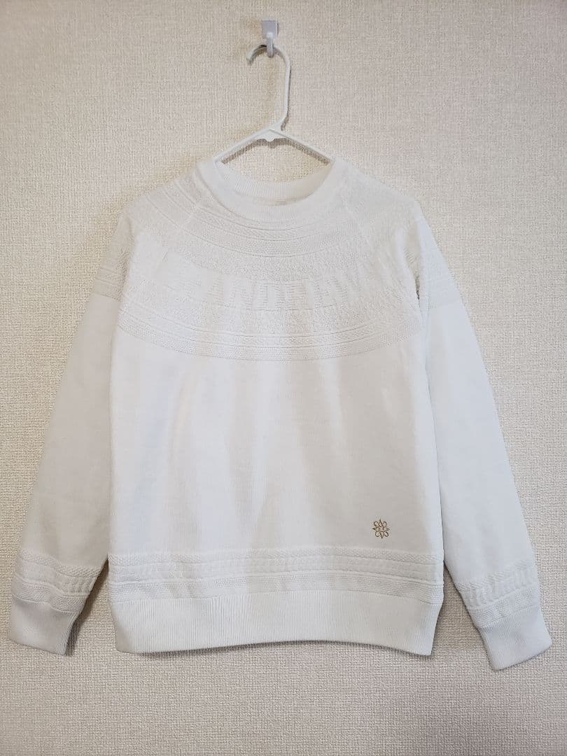 St Andrews ゴルフ ホワイト プルオーバーセーターM