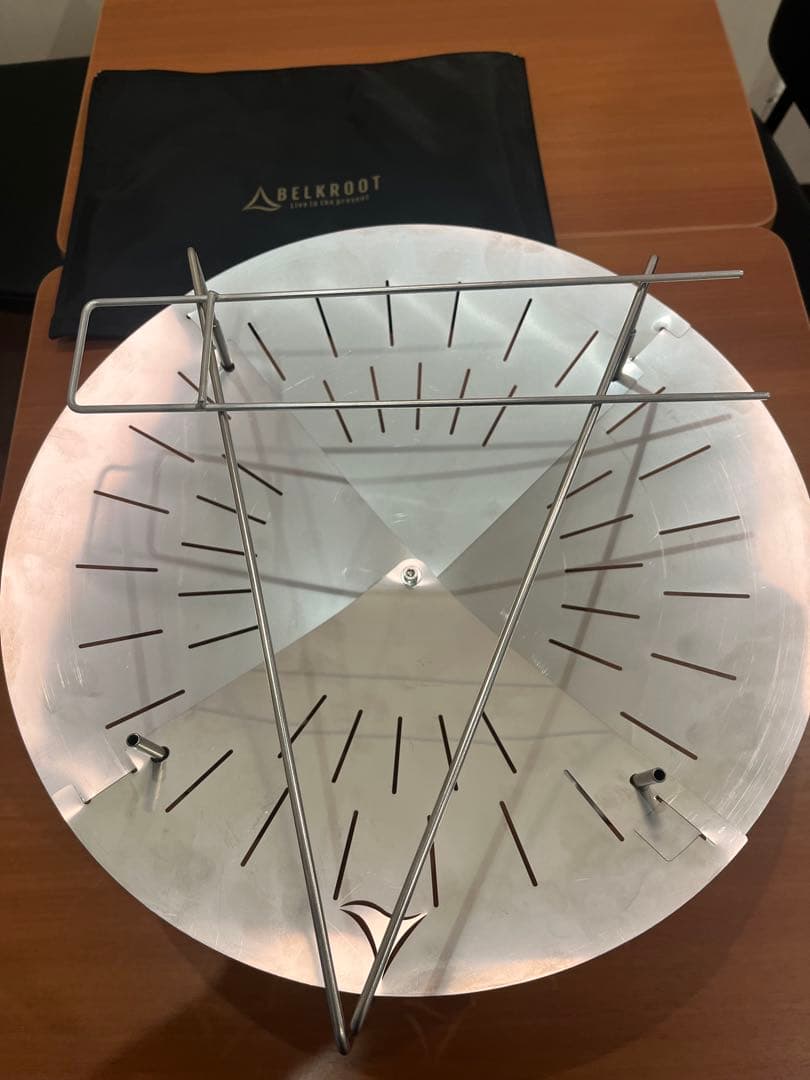 BELKROOT en 焚き火台 ステンレス製 折りたたみ式