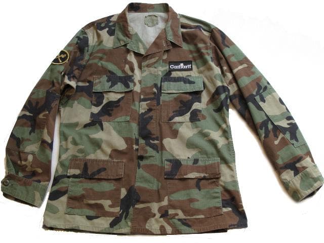 NATO 迷彩服 Lサイズ コットン Carharttワンポイントワッペン