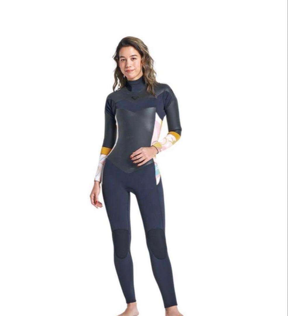 Roxy 4/3mmセミドライ Lサイズ　ウェットスーツ サーフィン　ダイビング