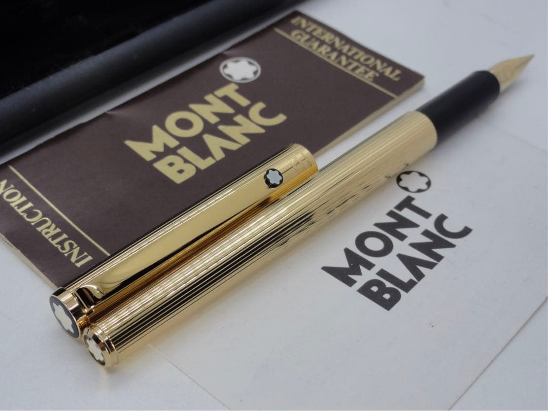 ※未使用に近い保管品！稀少度の高い総金張りSライン最高峰No2147★モンブラン