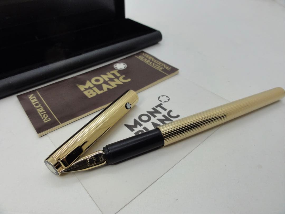 ※未使用に近い保管品！稀少度の高い総金張りSライン最高峰No2147★モンブラン
