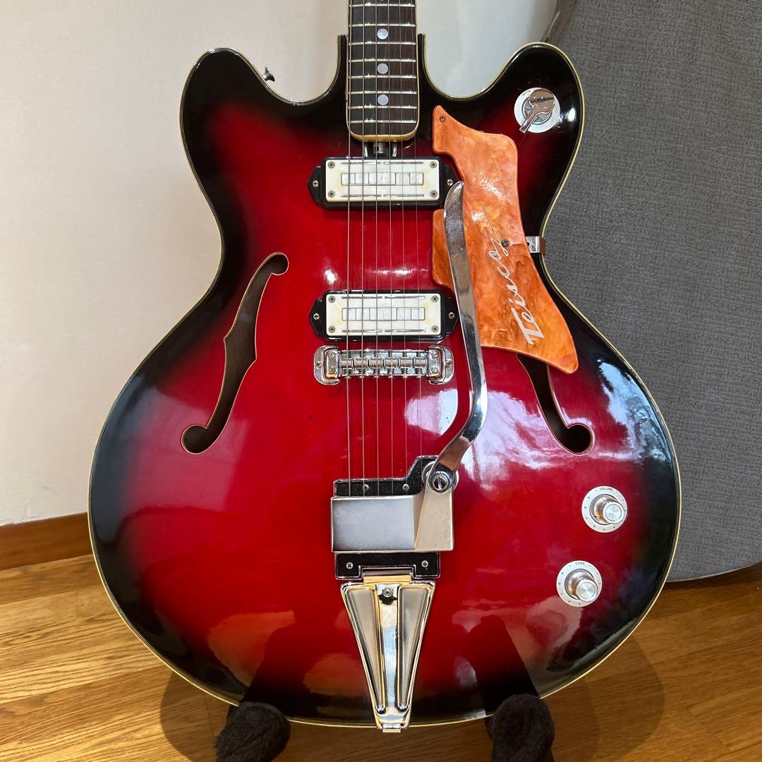 60年代製 美品 Teisco Vegas-66 フルアコ ビザールギター