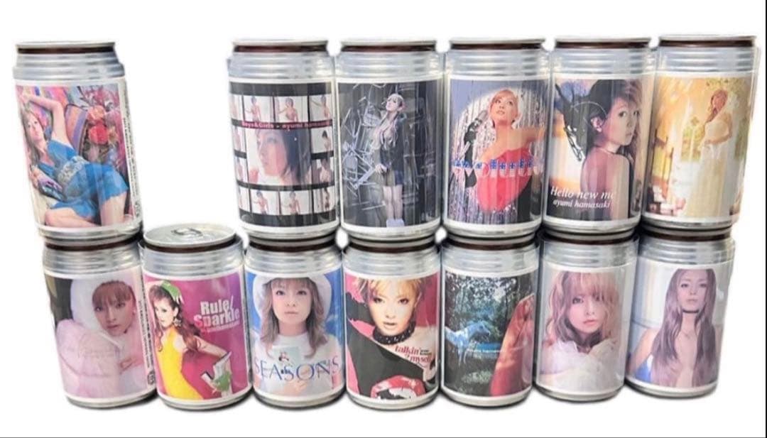 浜崎あゆみ　オリジナルラベル缶　13種コンプリート　あゆ缶