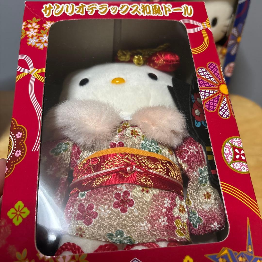 サンリオ獅子舞ドールデラックス　サンリオデラックス和風ドール　キティ　ダニエル