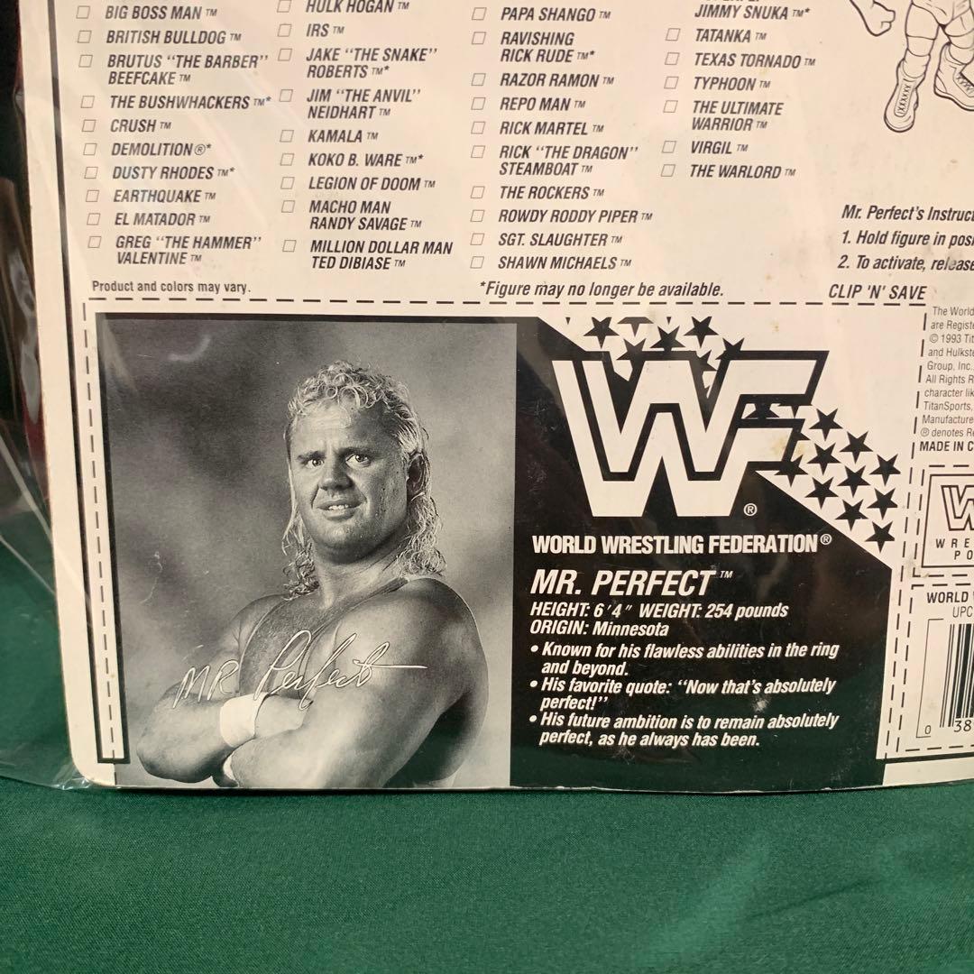 WWF ハズブロ フィギュア レッドカード プロレス ミスターパーフェクト