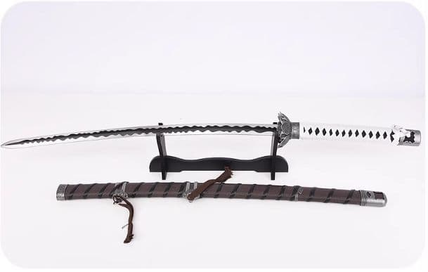 不死斬 拜涙 隻狼 古兵器 武具　刀装具 護身工具 手鍛造打 鋼刀 冷兵器 映画