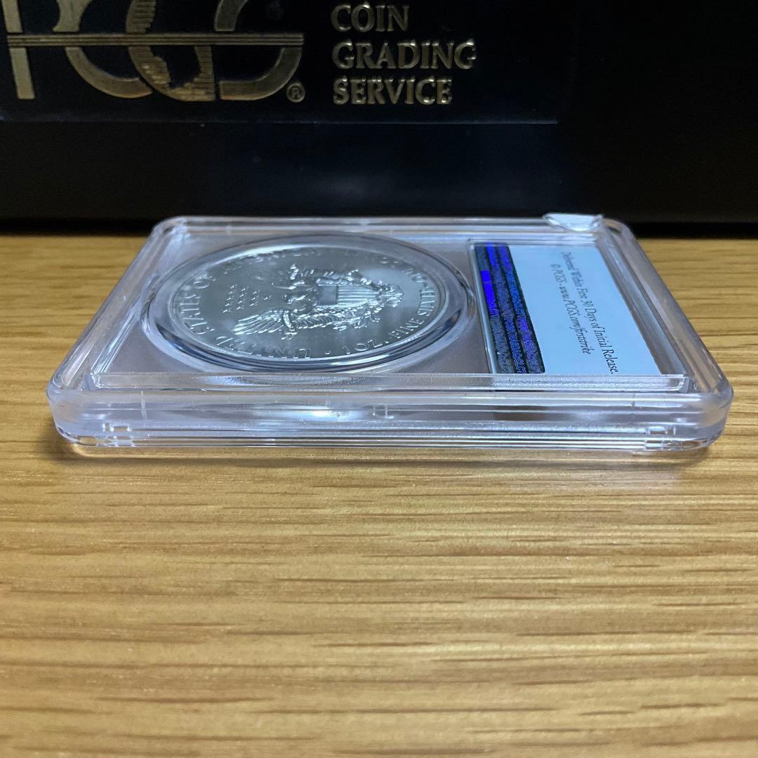 【新品】Silver Eagleイーグル銀貨2021 PCGS MS70 T1