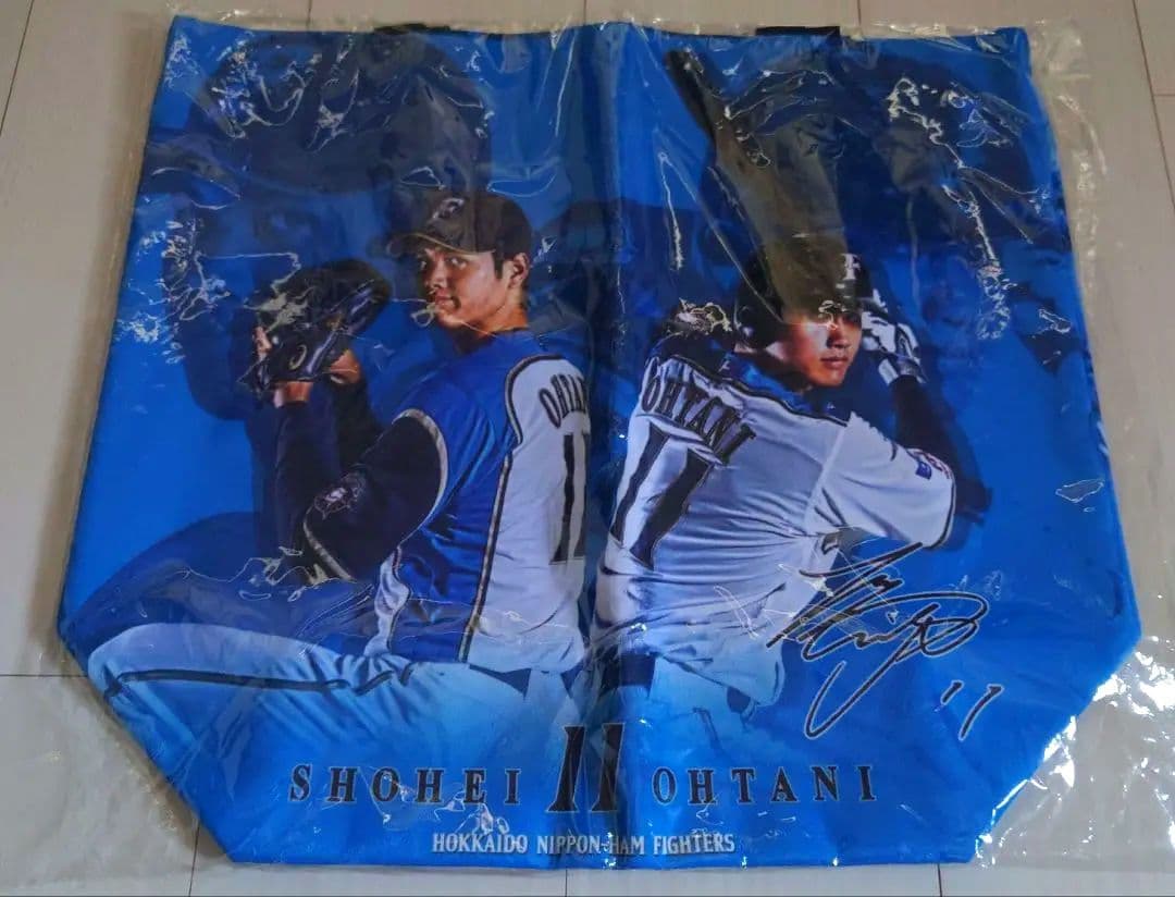 ドジャース 大谷翔平 日ハム時代 トートバッグ 二刀流バッグ 公式 球場にも