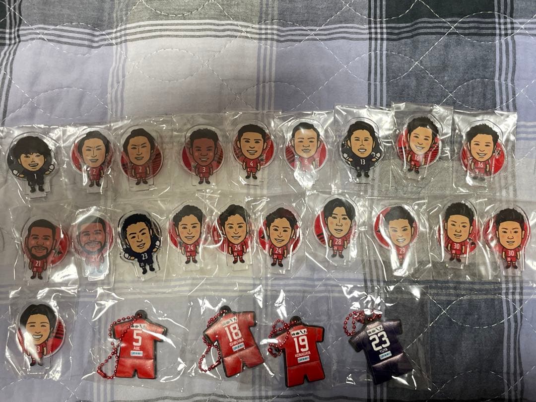 ロアッソ熊本 グッズ バラ売り可能 送料無料 選手 ランダム キーホルダー