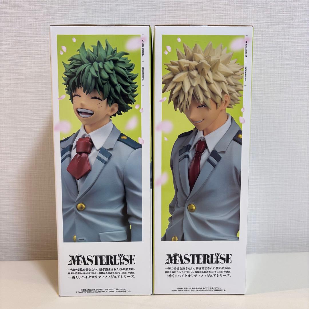 ヒロアカ　一番くじ　紡がれる想い　A賞 緑谷出久　B賞 爆豪勝己　セット