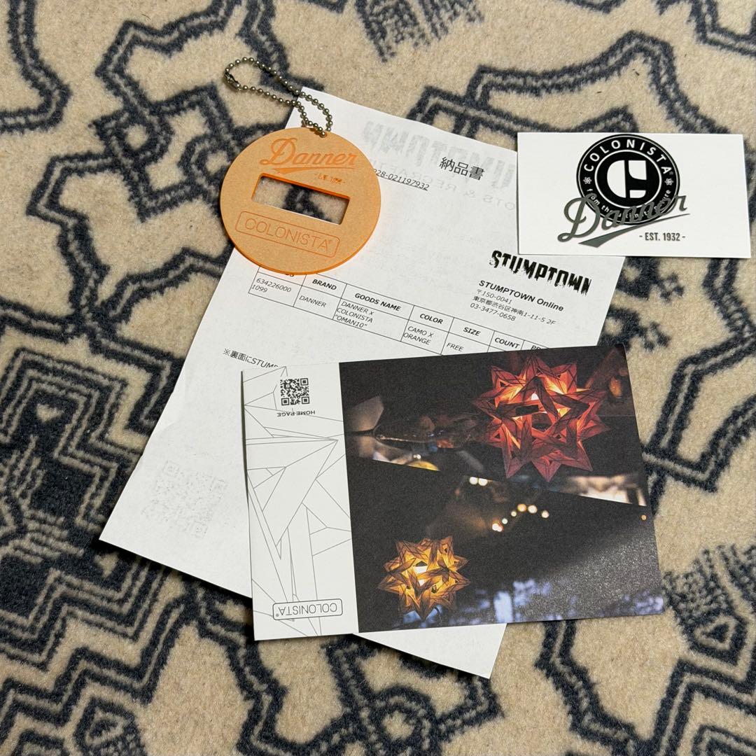 新品 Danner COLONISTA OMAN10 オレンジ