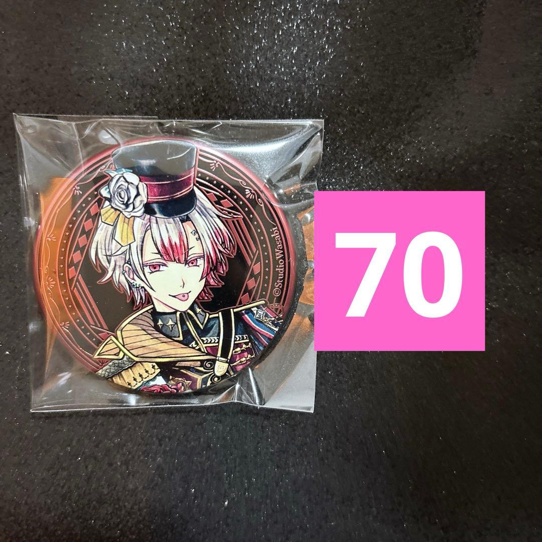 70点　あくねこ　悪魔執事と黒い猫　アモン 缶バッジ　あくねこ展　メタル缶バッジ