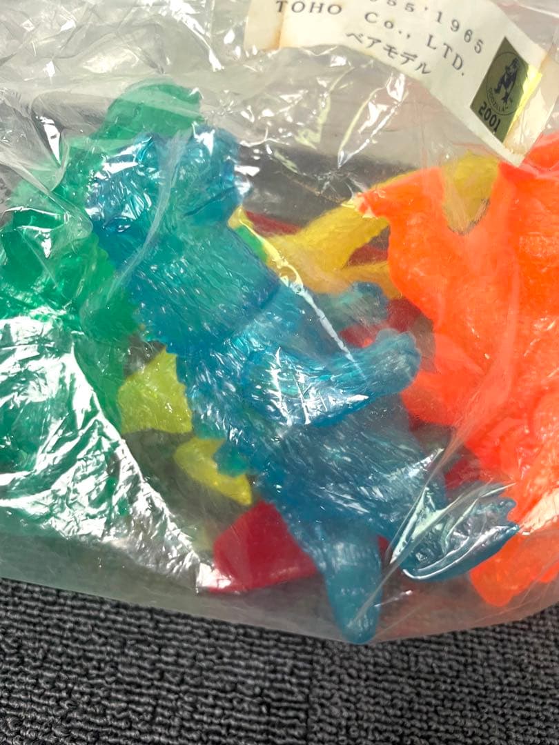 希少 ベアモデル 東宝クリアーセット ソフビ ゴジラ キングギドラ