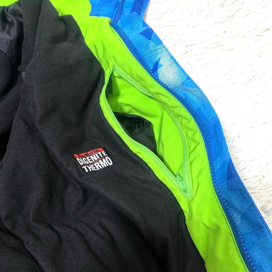 【美品】 フェニックス スキーウェア サイズL フード 上下セット 洗える 人気