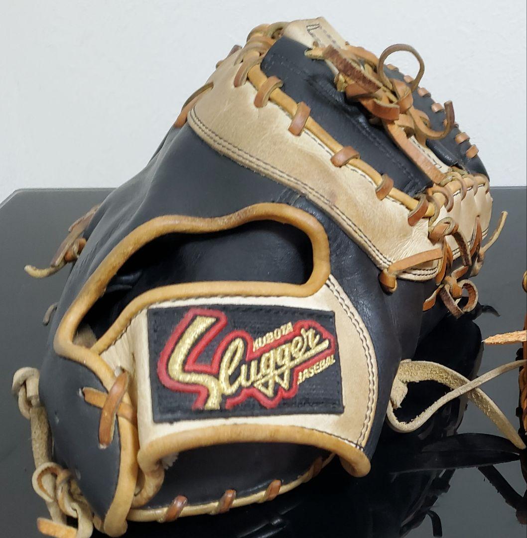 久保田スラッガー　ファーストミット　軟式　大人　刺繍無し　サブ硬式可能