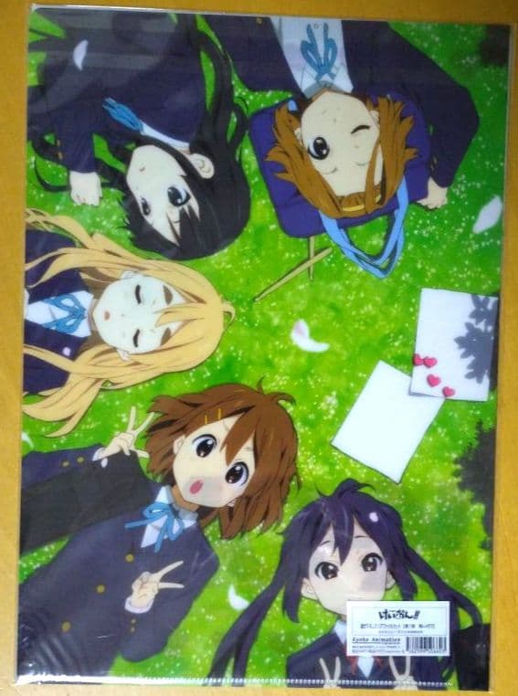 【レア】京都アニメーション「けいおん!! 」描き下ろしクリアファイルセット