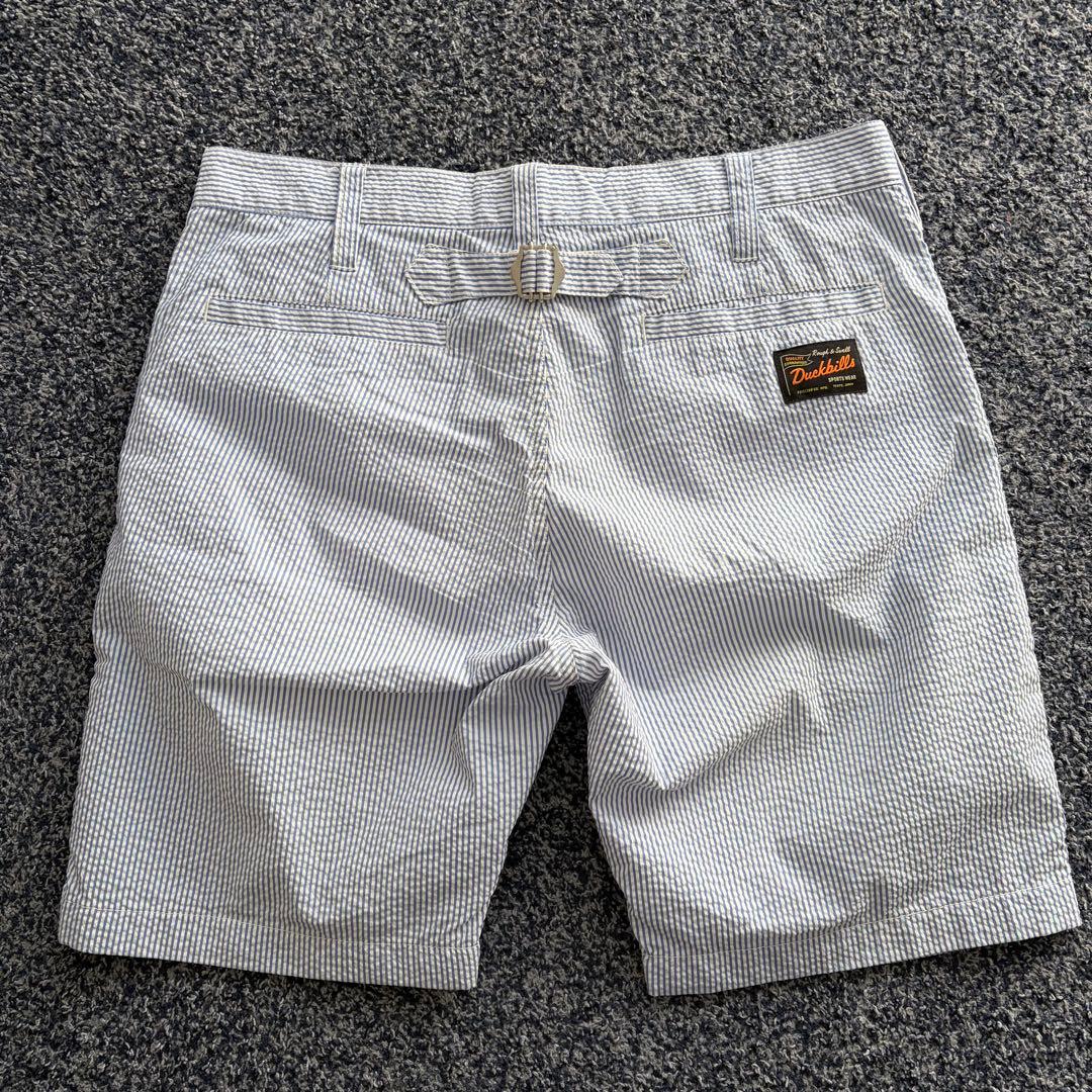 ラフアンドスウェル　シアサッカー　ストレッチ　ハーフパンツ　裏地メッシュ　L