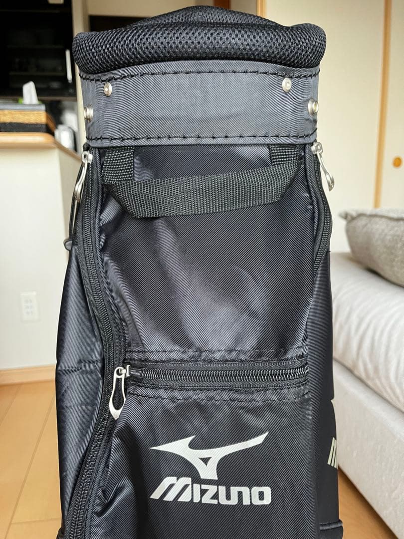 専用　ミズノ　MIZUNO RV03 キャディバッグ　軽量　メンズ 黒×ゴールド