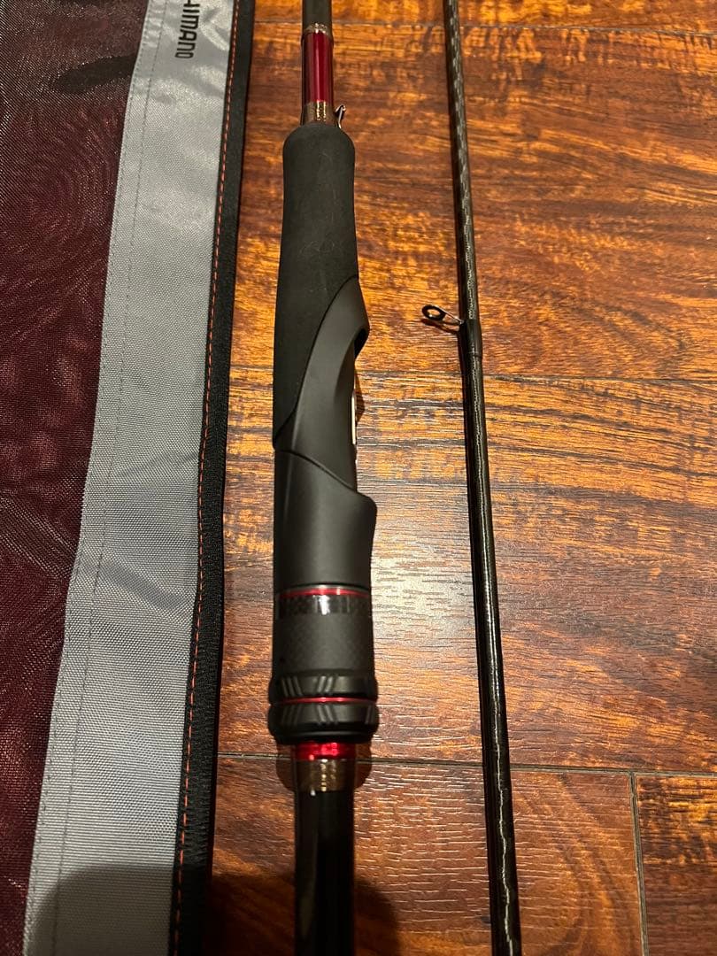 シマノ　セフィアXR 86ML エギングロッド ブラック/レッド