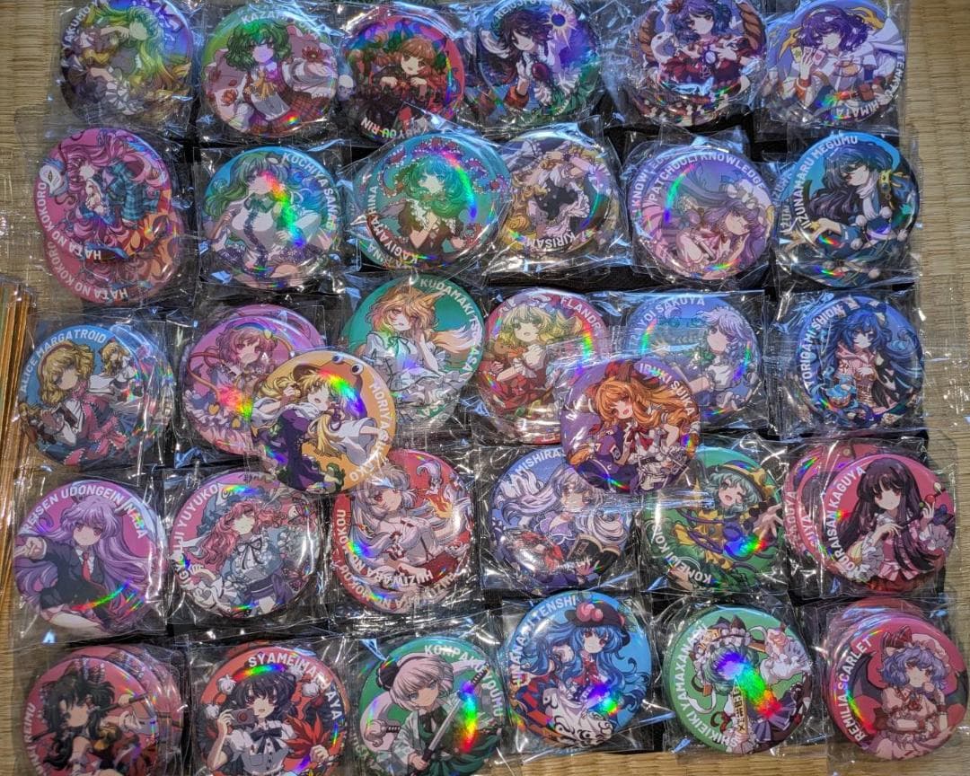 東方プロジェクト 缶バッジ 28個セット 小野塚小町 四季映姫 レミリア