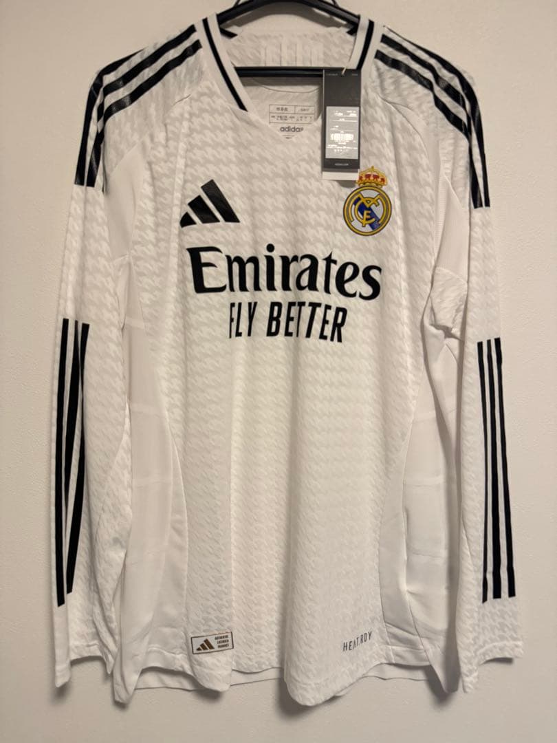 【正規品】レアルマドリード　24/25 長袖　オーセンティックユニフォーム