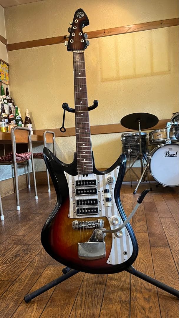 【O-153】Teisco ビザールギター K-4L