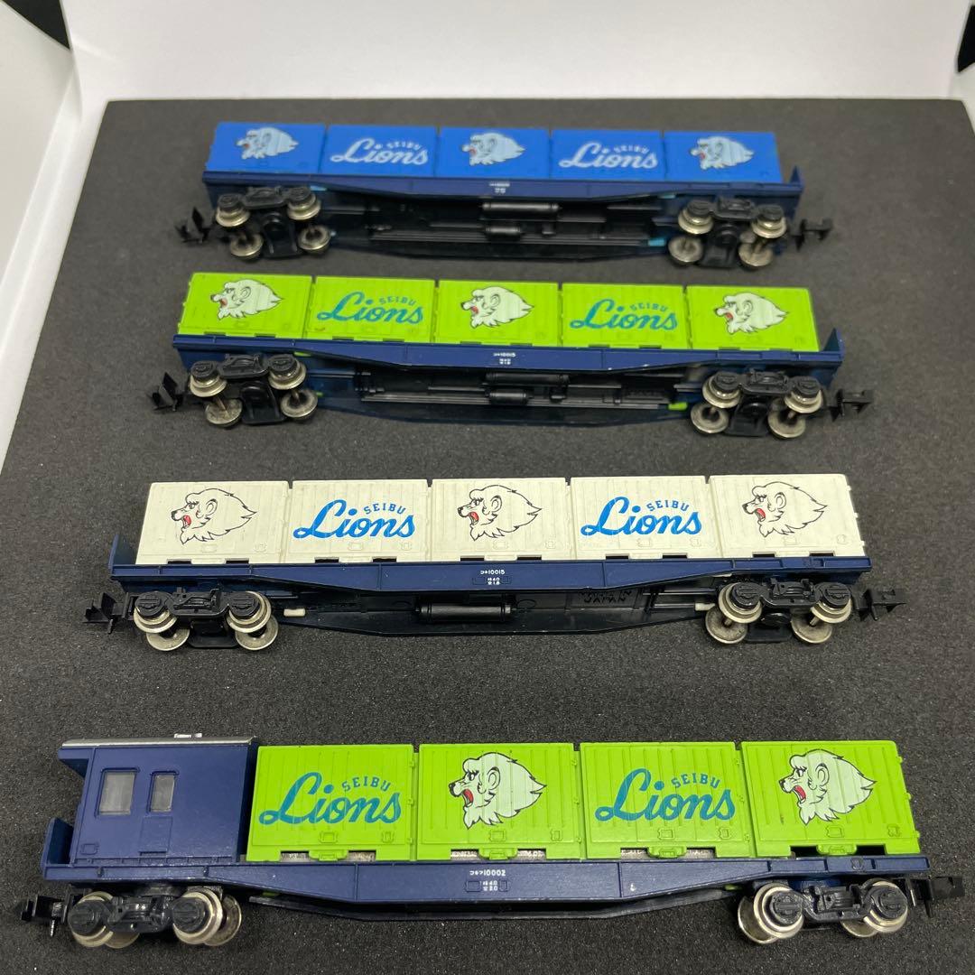 レオコンテナ4輌セット　Nゲ-ジ