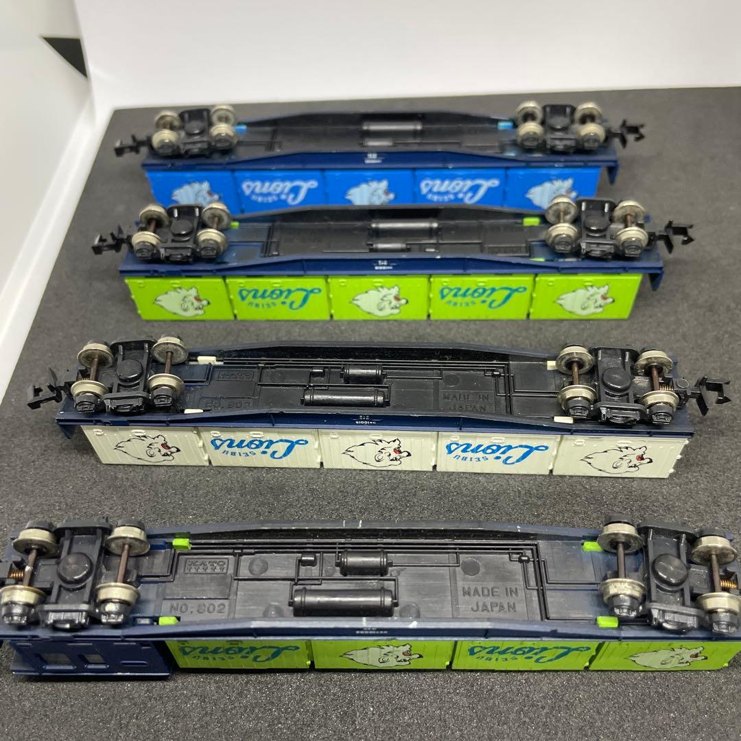 レオコンテナ4輌セット　Nゲ-ジ