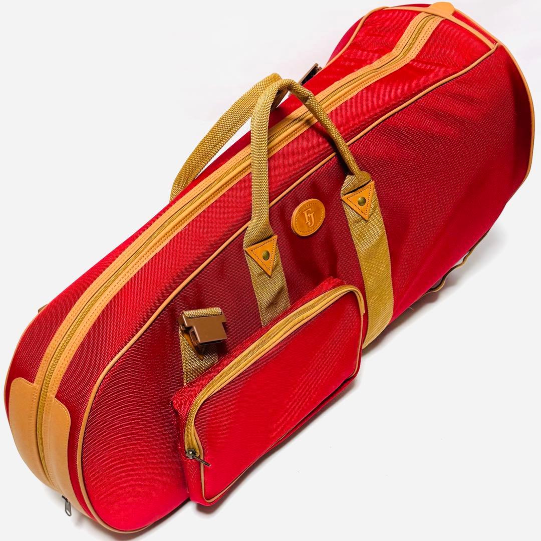 FJ ハヤシ ユーフォニアム 3WAY ソフトケース 赤 ナイロン製