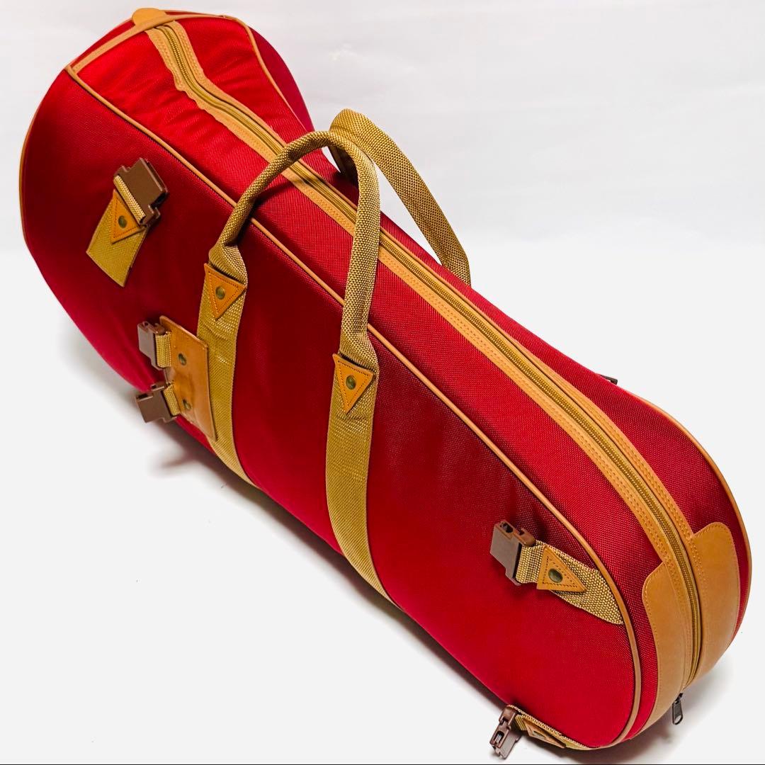 FJ ハヤシ ユーフォニアム 3WAY ソフトケース 赤 ナイロン製