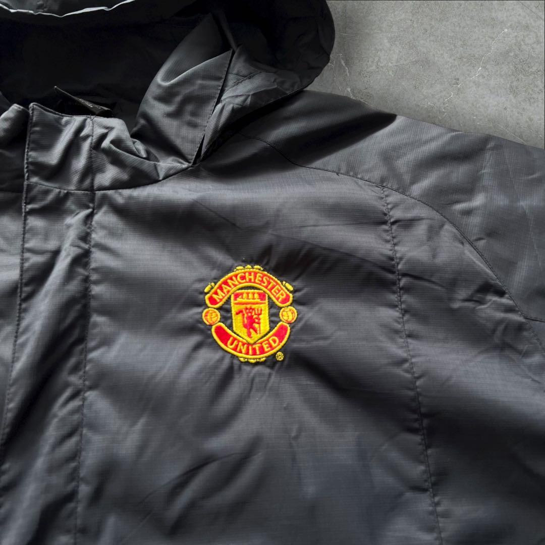 00s nike マンチェスターU 中綿　ジャケット　ブラック　メンズ　M