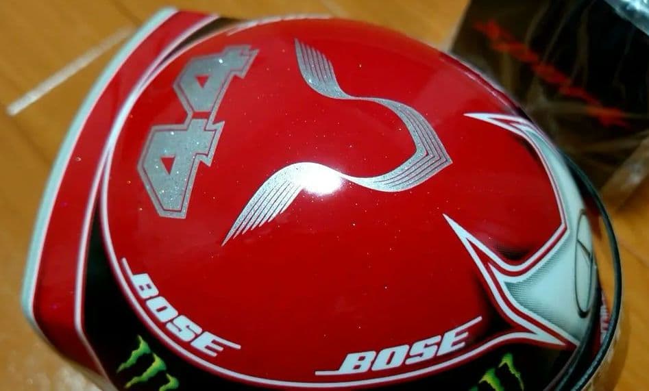 ルイス ハミルトン 1/2 ミニ ヘルメット F1