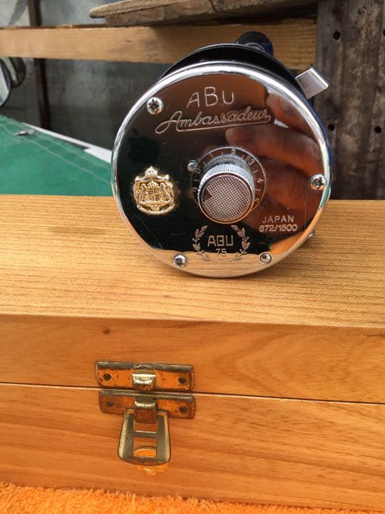 アブガルシア　75周年JAPANモデル　木箱　替えスプール付き