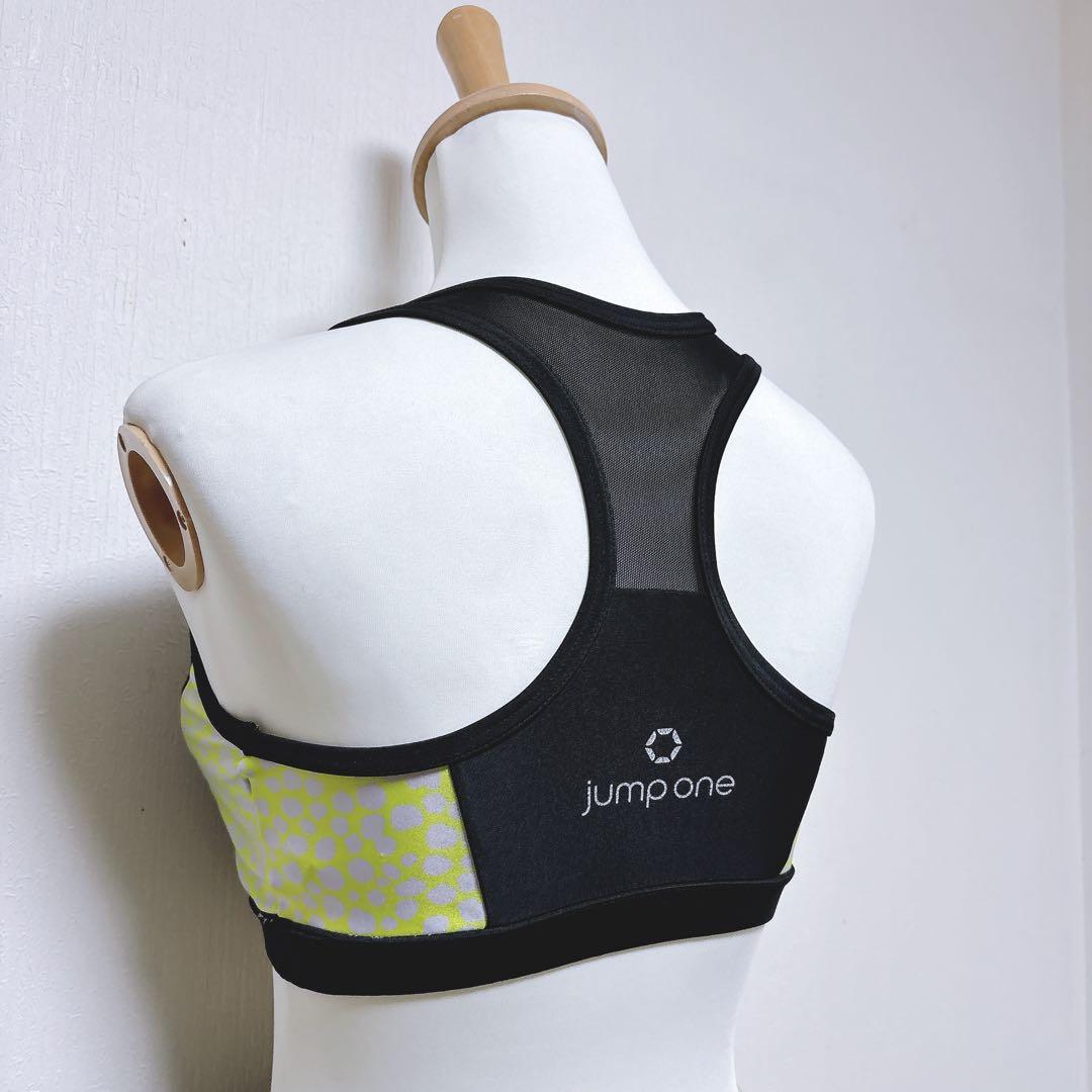 【ジャンプワン】ランダムドット ブラトップ レギンス 上下 フィットネスウェア