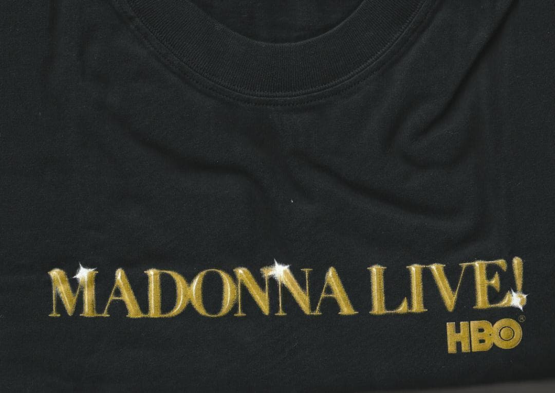 マドンナ 　HBO Madonna Live! 　オフィシャル Tシャツ　L