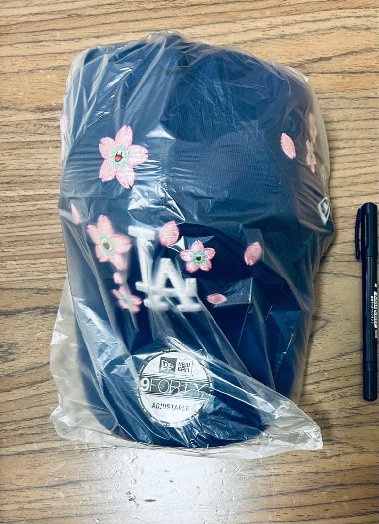 村上隆　MLB ニューエラ　ドジャース　帽子　キャップ　ブルー　青　桜　大谷