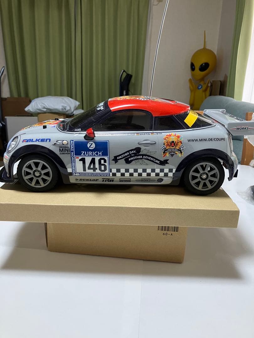 タミヤ1/10電動RC完成セットXBミニJCWクーペ